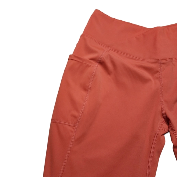 Leggings Crossover High Waisted Design With Side Pocket Sz Large 10 NWT - Picture 8 of 13